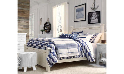 Lake House Complete Low Post Bed, Queen-Beds-Jennifer Furniture