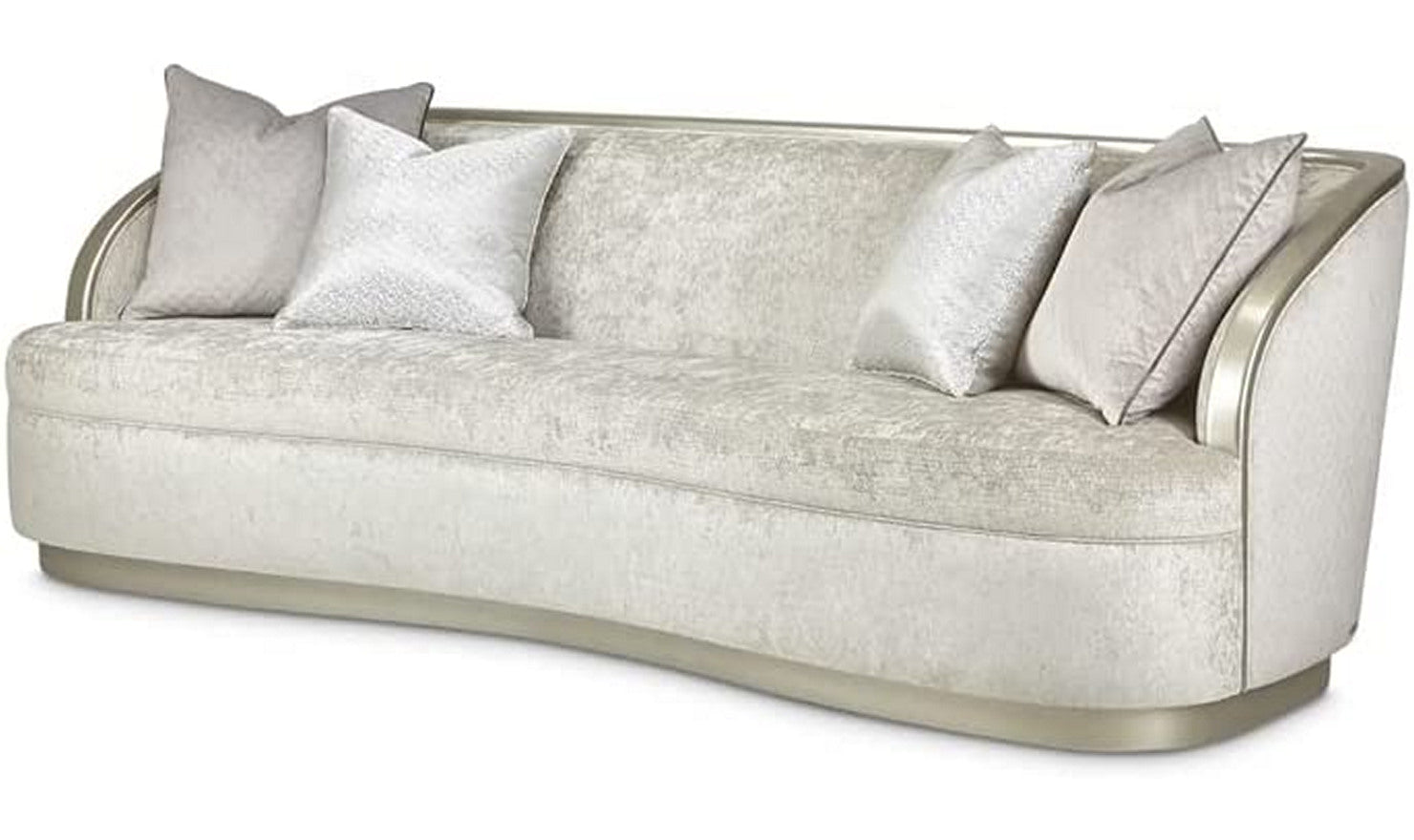 Buy AICO Lanna 2-Seater Silver Mist Fabric Mansion Sofa Online