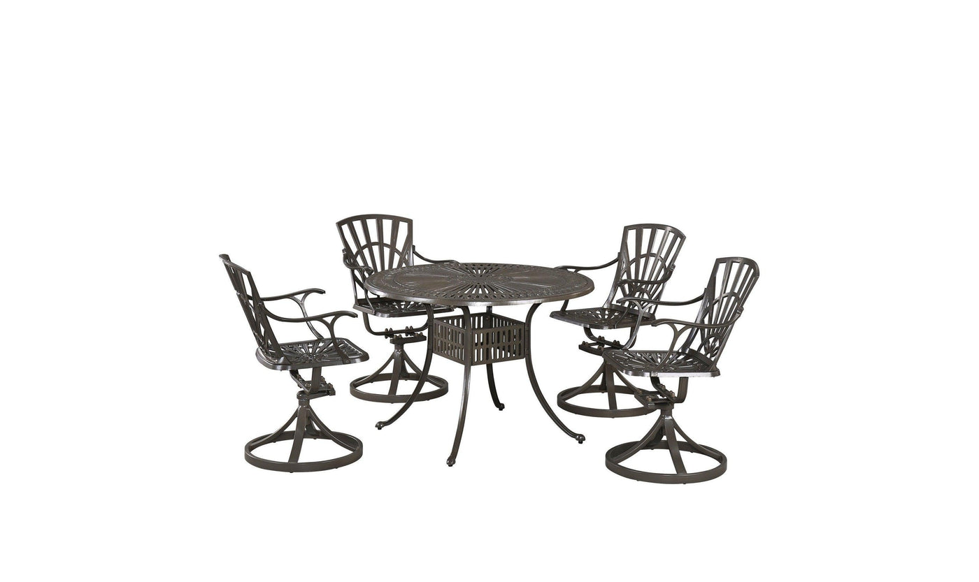 Largo Dining Set with Swivel Chairs by homestyles-Dining Sets-Jennifer Furniture