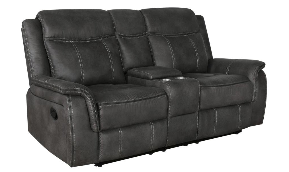 Lawrence Motion Loveseat-Loveseats-Jennifer Furniture