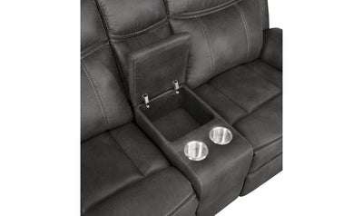 Lawrence Motion Loveseat-Loveseats-Jennifer Furniture