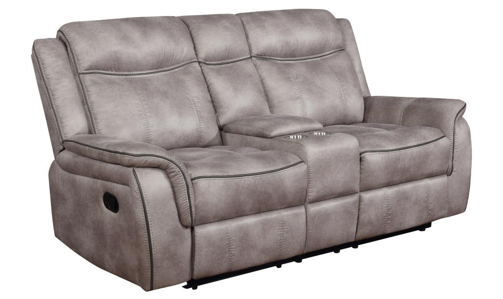 Lawrence Motion Loveseat-Loveseats-Jennifer Furniture