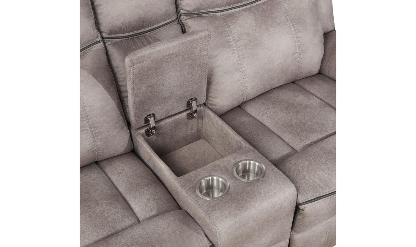 Lawrence Motion Loveseat-Loveseats-Jennifer Furniture
