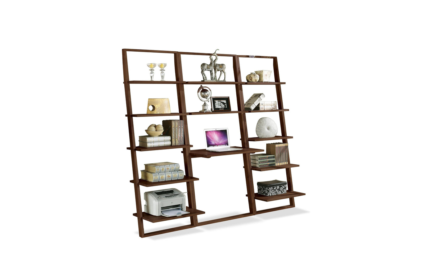 Lean Living Leaning Bookcase Five shelves-Bookcases-Jennifer Furniture