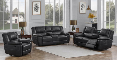 Lee Glider Loveseat with Console-Loveseats-Jennifer Furniture