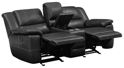 Lee Glider Loveseat with Console-Loveseats-Jennifer Furniture