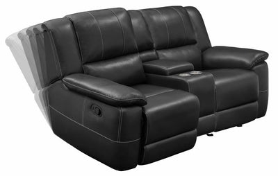 Lee Glider Loveseat with Console-Loveseats-Jennifer Furniture