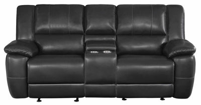 Lee Glider Loveseat with Console-Loveseats-Jennifer Furniture