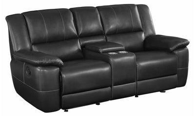 Lee Glider Loveseat with Console-Loveseats-Jennifer Furniture