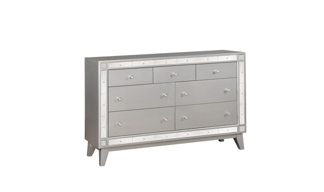 coaster company leighton dresser metallic mercury Coaster Furniture