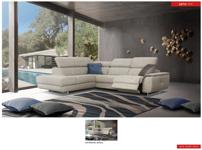 Leno Sectional Electric Recliner-Sectional Sofas-Jennifer Furniture