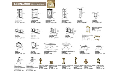 Leonardo Arm Chair-Dining Arm Chairs-Jennifer Furniture