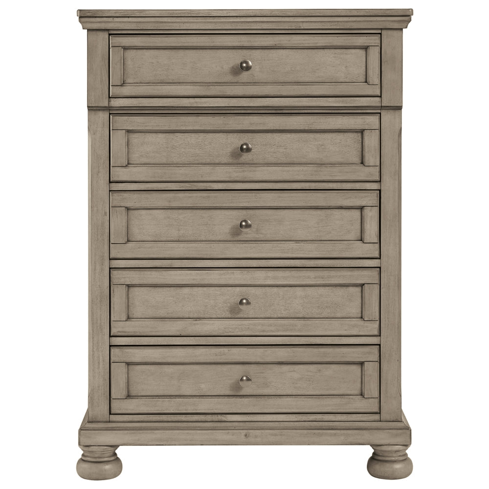 Lettner Five Drawer Chest-Storage Chests-Jennifer Furniture
