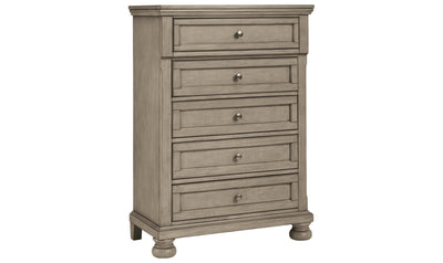 Lettner Five Drawer Chest-Storage Chests-Jennifer Furniture