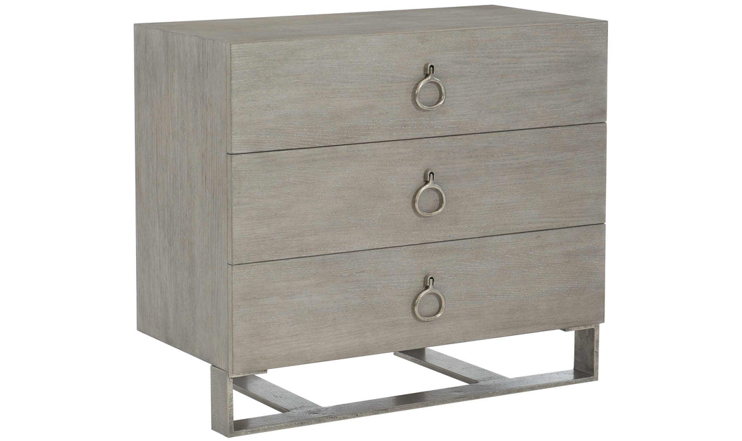 Linea 3-Drawers Nightstand-Nightstands-Jennifer Furniture