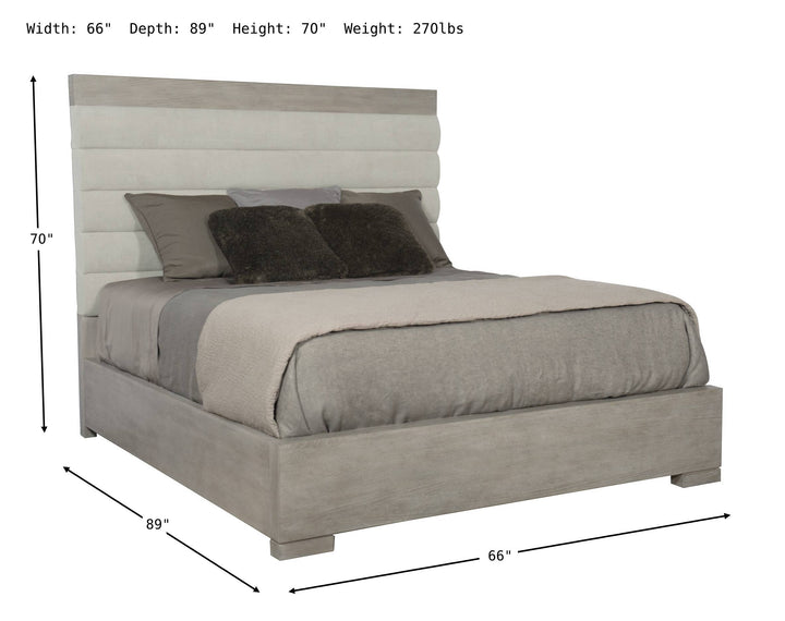 Linea Channel Tufted Bed-Beds-Jennifer Furniture