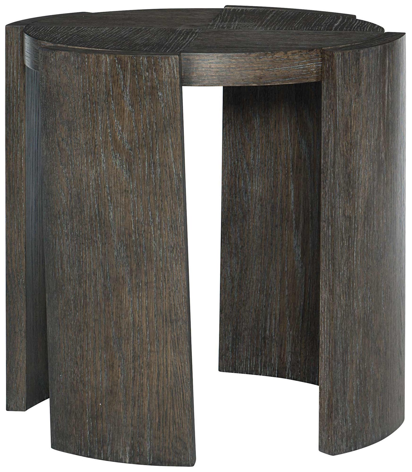 Linea Round Chairside Table-End Tables-Jennifer Furniture