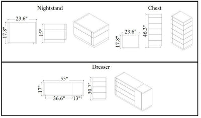 Lisbon Chest-Storage Chests-Jennifer Furniture