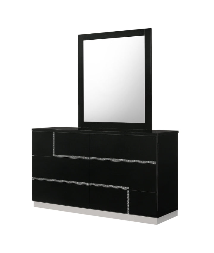 Lucca Dresser with Mirror-Dressers-Jennifer Furniture