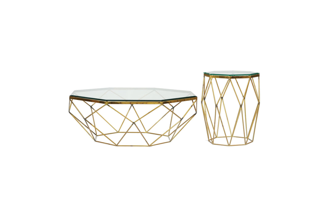 Lucentio Octagon Cocktail Tbl-base-Coffee Tables-Jennifer Furniture