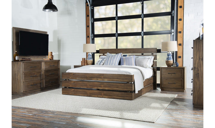 Lumberton Complete King Ladder Bed-Beds-Jennifer Furniture