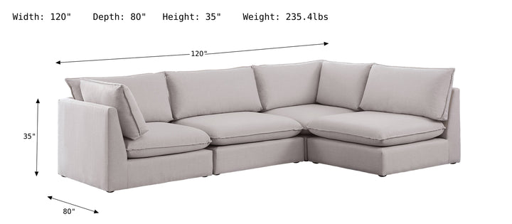 Mackenzie Modular Sectional Sofa-Sectional Sofas-Jennifer Furniture