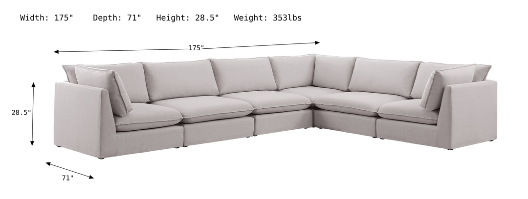 Mackenzie Modular Sectional Sofa-Sectional Sofas-Jennifer Furniture