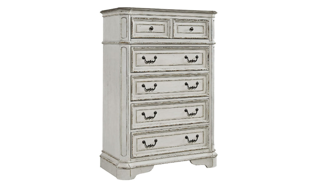 Magnolia 5 pc Manor Bedroom Set-Bedroom Sets-Jennifer Furniture