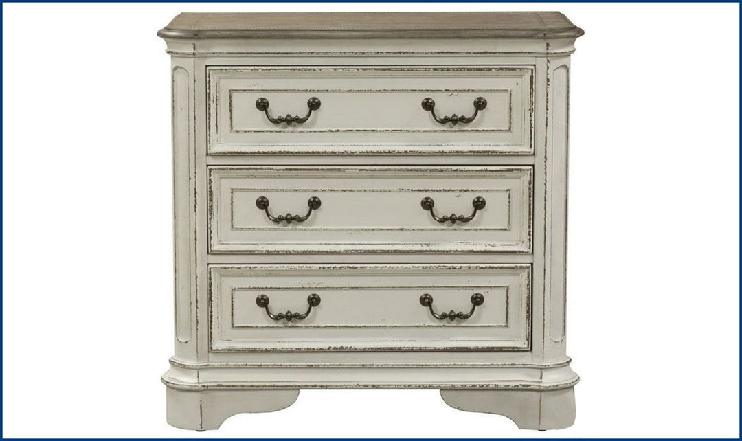 Magnolia Manor 2 Drawer Night Stand-Nightstands-Jennifer Furniture