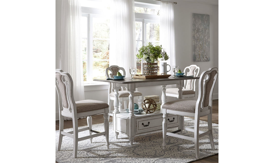 Magnolia Manor Gathering Dining Table Set-Dining Sets-Jennifer Furniture