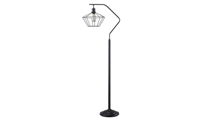 Makeika Metal Floor Lamp-Floor Lamps-Jennifer Furniture