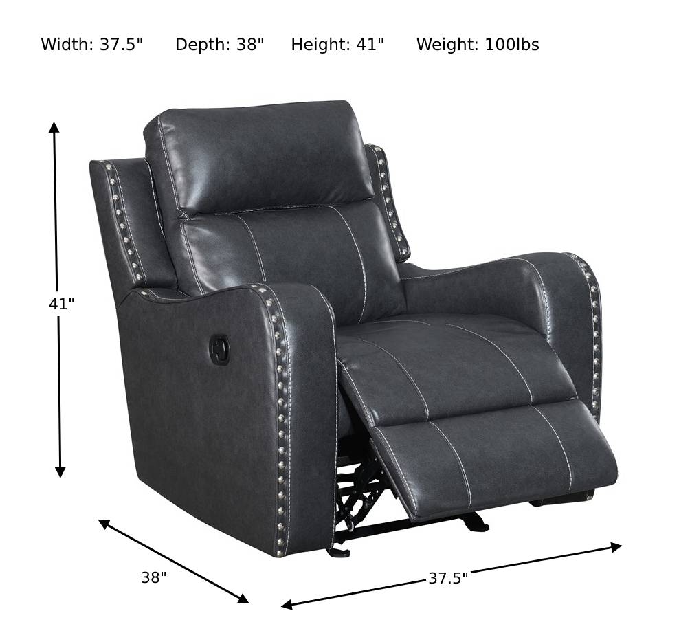 Mangrove Glider Recliner-Recliner Chairs-Jennifer Furniture
