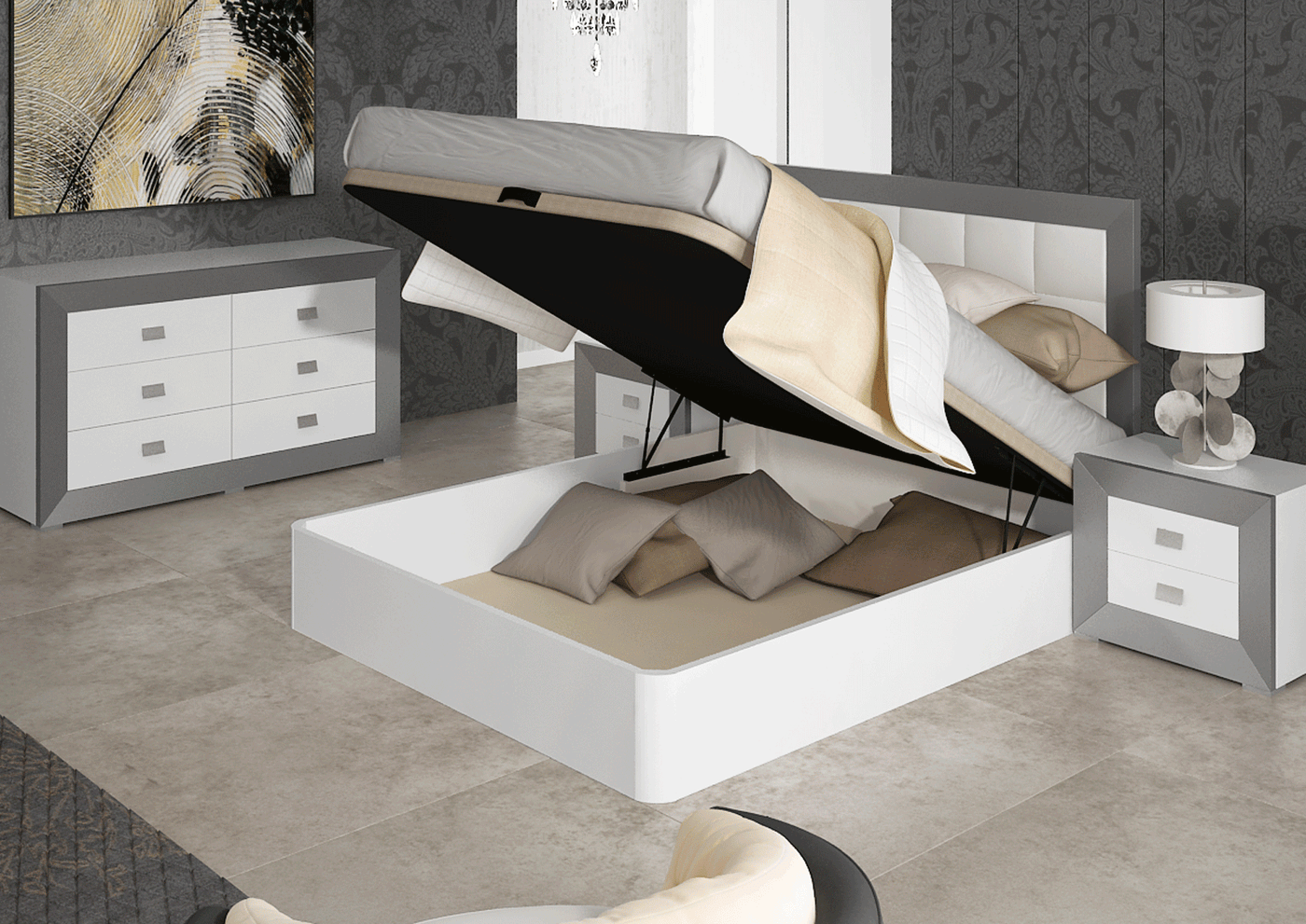 Margo Nightstand-Nightstands-Jennifer Furniture