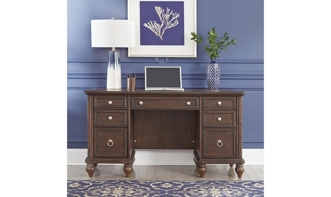 Marie Pedestal Desk by homestyles-Desks-Jennifer Furniture