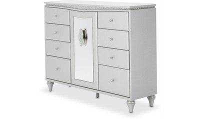 Melrose plaza Upholstered Storage Dresser-Dressers-Jennifer Furniture
