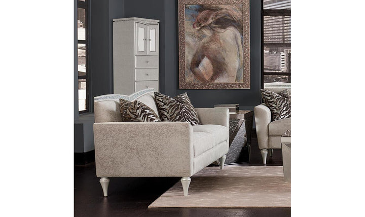 Melrose Plaza Upholstered Swivel Lingerie Chest-Storage Chests-Jennifer Furniture