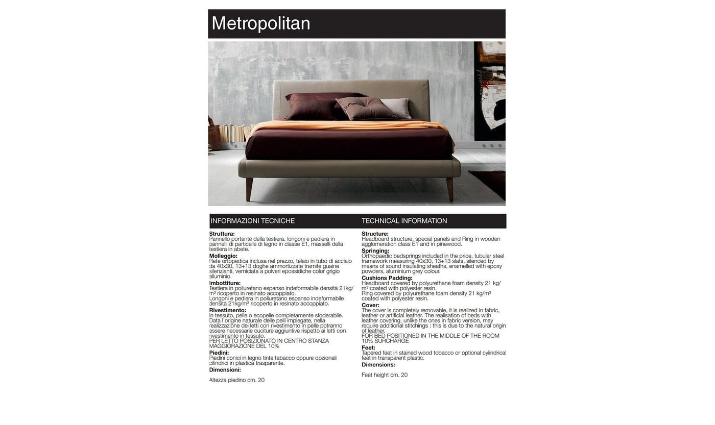 Metropolitan Bed-Beds-Jennifer Furniture