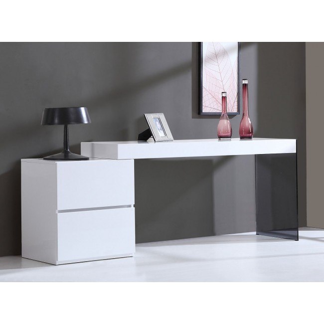 Mia Modern Office Desk-Desks-Jennifer Furniture