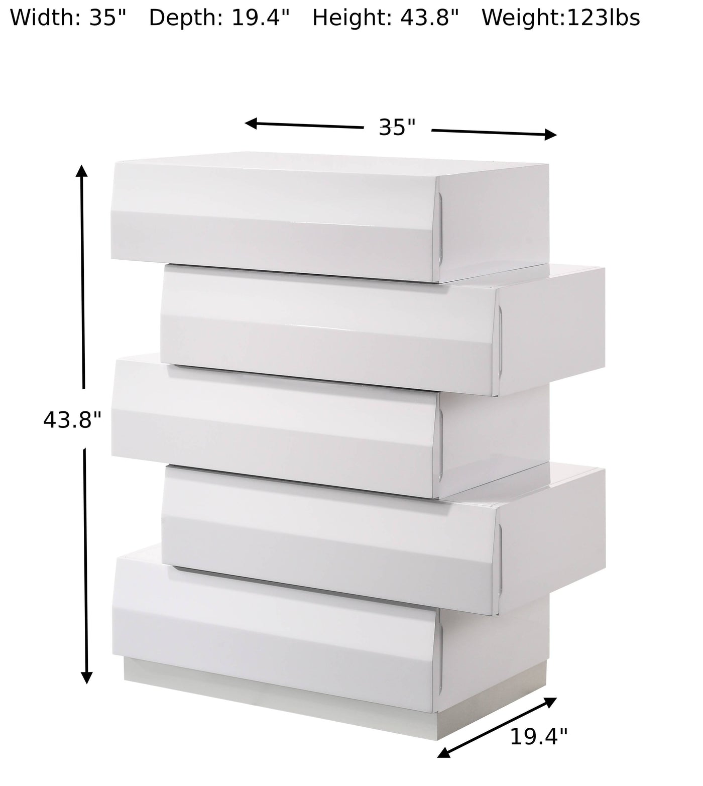 Milan Chest-Storage Chests-Jennifer Furniture