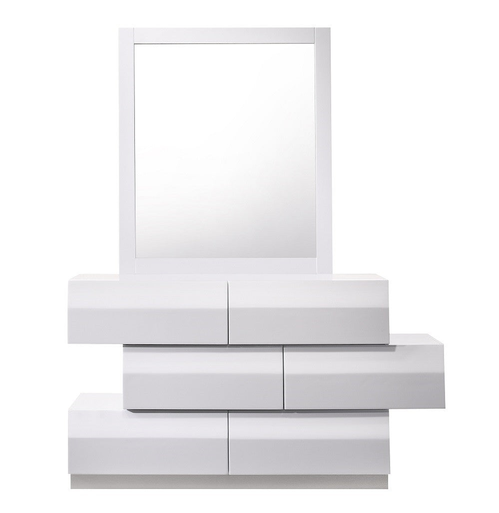 Milan Dresser with Mirror-Dressers-Jennifer Furniture