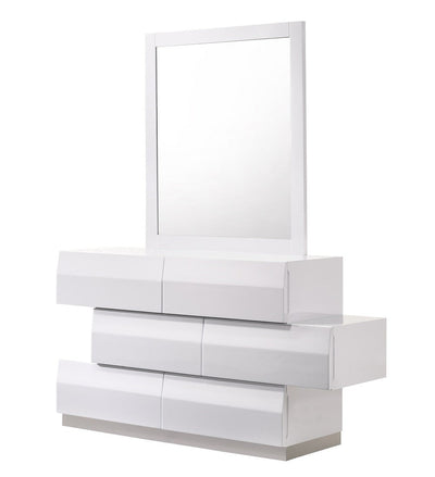 Milan Dresser with Mirror-Dressers-Jennifer Furniture