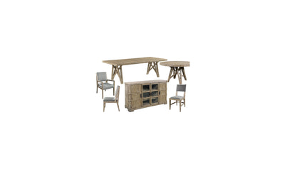 Milton Park Round Dining Table Set-Dining Sets-Jennifer Furniture