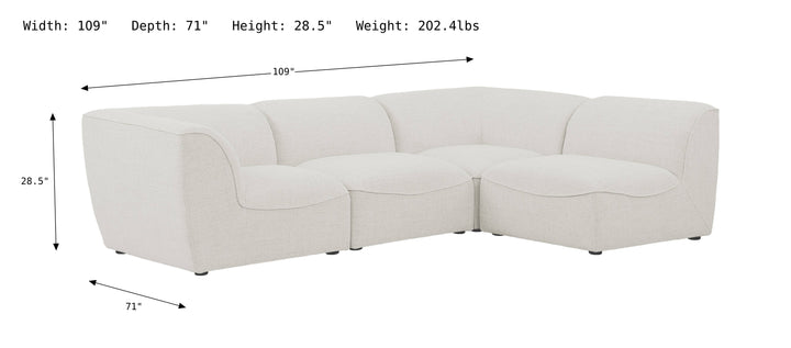 Miramar Modular Sectional Sofa-Sectional Sofas-Jennifer Furniture