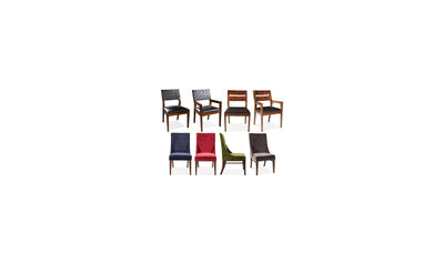 Mix-n-match Chairs Slt-bk Uph Side Chair 2in-Dining Side Chairs-Jennifer Furniture