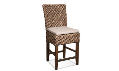 Mix-n-match Chairs Woven Contr Uph Stool 2in-Stools-Jennifer Furniture