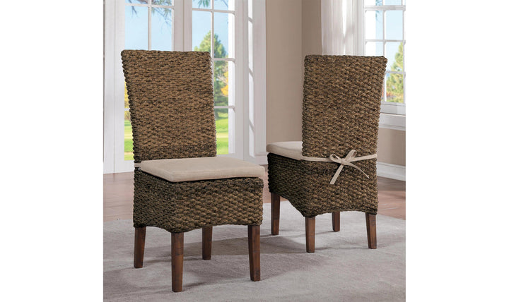 Mix-n-match Chairs Woven Side Uph Chair 2in-Dining Side Chairs-Jennifer Furniture