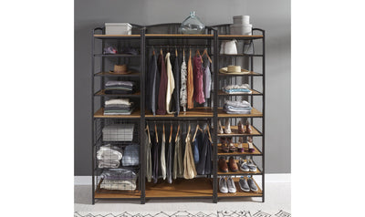 Modern Craftsman 3 Piece Closet Wall Storage Unit 5 by homestyles-Cabinets-Jennifer Furniture
