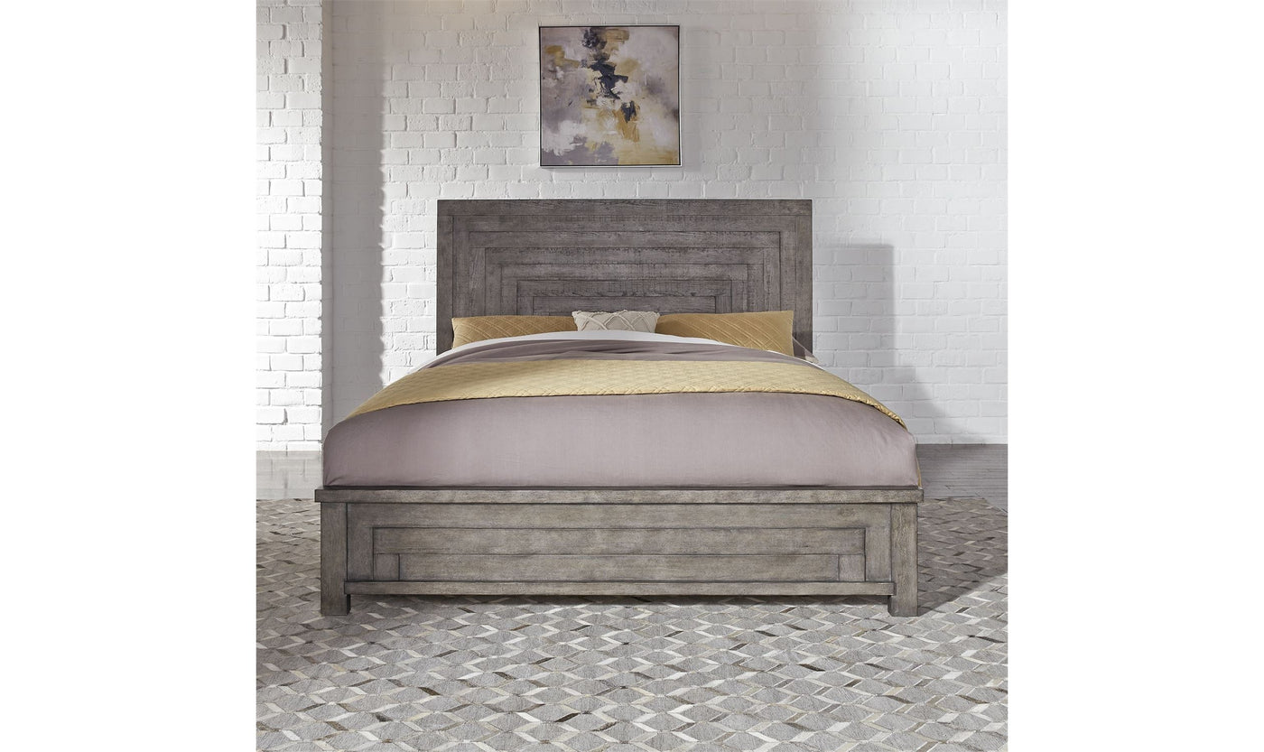 Modern Farmhouse Panel Bed-Beds-Jennifer Furniture