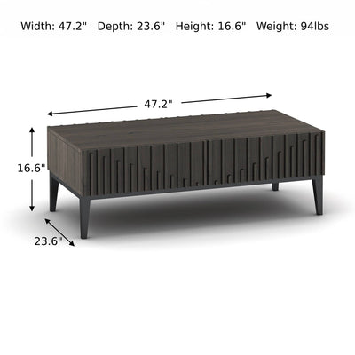Moderna Coffee Table-Coffee Tables-Jennifer Furniture