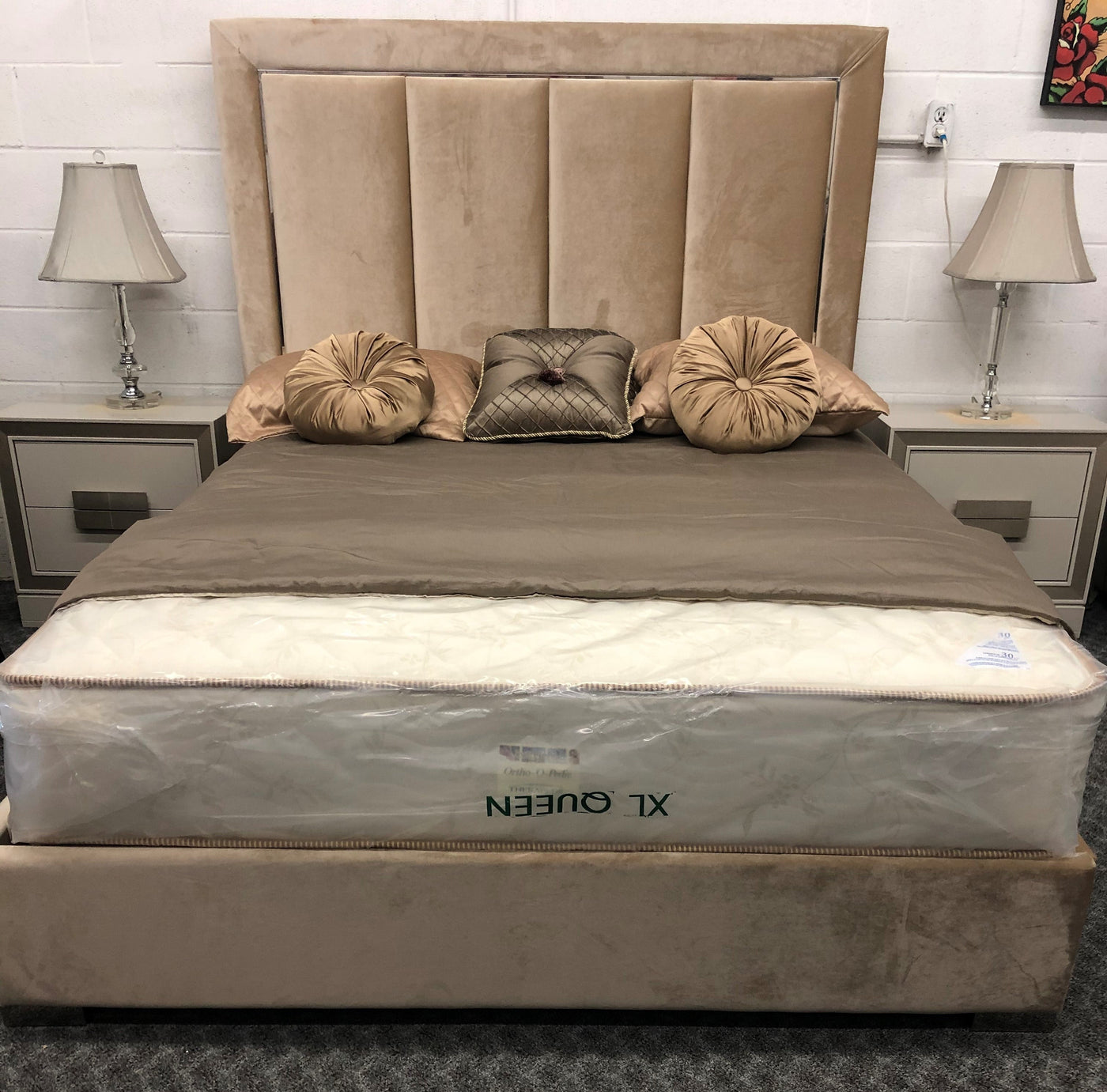 Monica Bed with storage-Beds-Jennifer Furniture